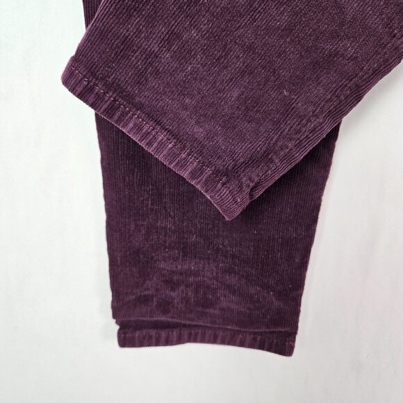 7 For All Mankind The Skinny Eggplant Purple Corduroy Stretch Jean 25 - Picture 4 of 12